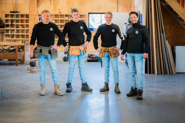 Gerjan, Bart, Marc,  Bart en Daan!